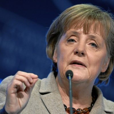 DAVOS/SWITZERLAND, 28JAN11 - Angela Merkel, Federal Chancellor of Germany, speaks during the session 'Addressing Global and European Challenges' at the Annual Meeting 2011 of the World Economic Forum in Davos, Switzerland, January 28, 2011.
Copyright by World Economic Forum
swiss-image.ch/Photo by Moritz Hager