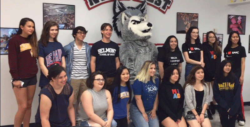 Fine Arts Scholarship Signing Breakfast Held This Morning