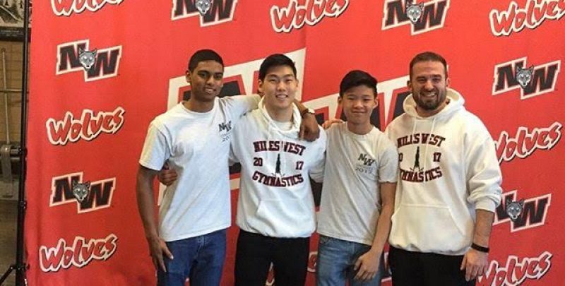 Three Niles West Boys Varsity Gymnastics Members Qualifiy for State