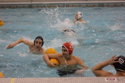 Boy's Water Polo Practice. Photo by Rebecca Yun