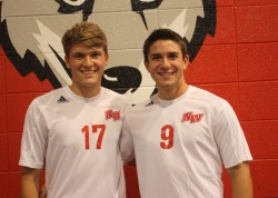 From left to right, junior Mario Ljubic with his brother, senior Robert Ljubic