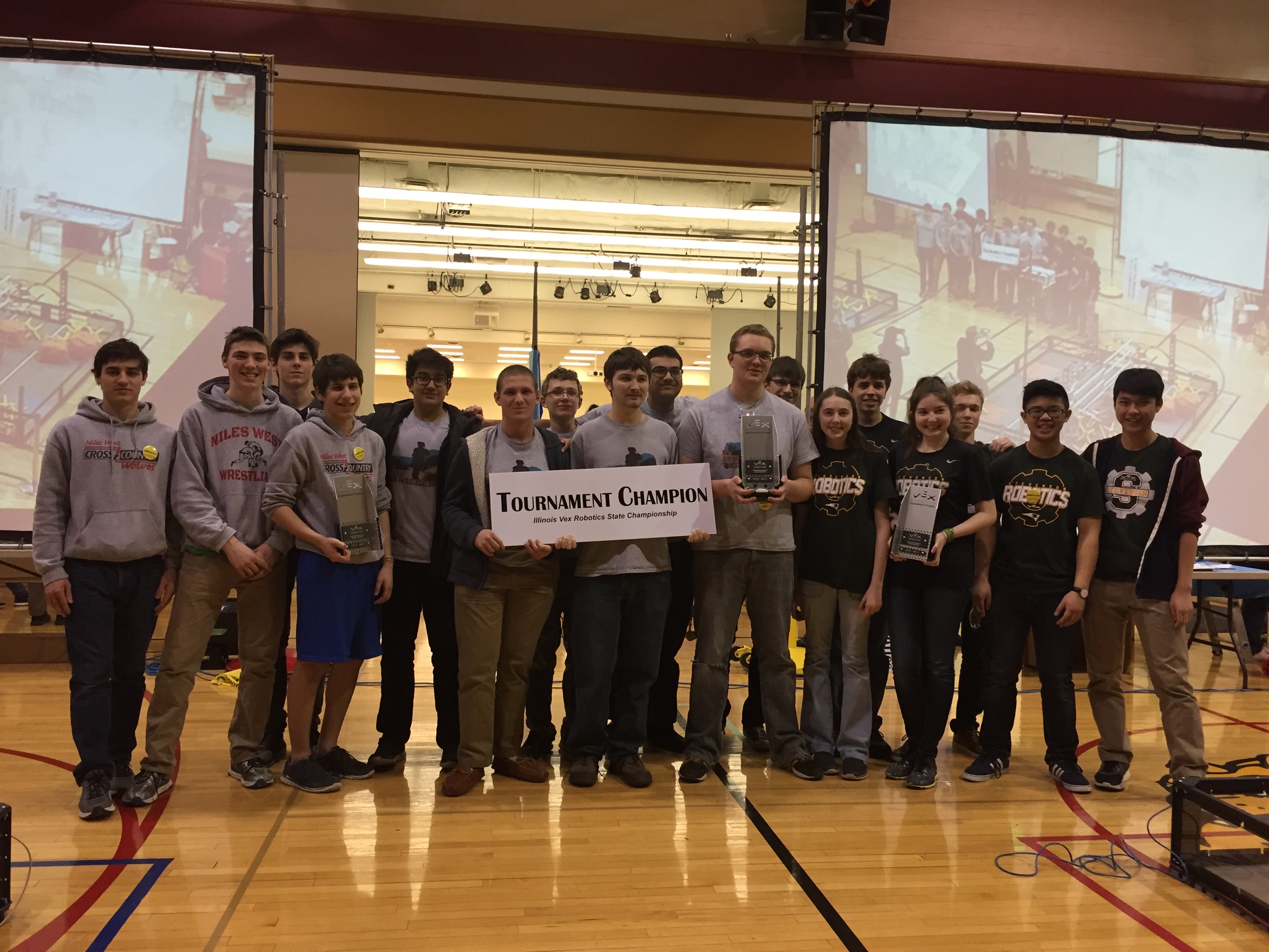 Tournament Champions - 321A Niles West, 333U Niles North, 1965A Stevenson